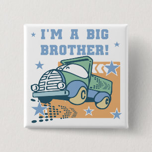 Badge Carré 5 Cm Je suis un Big Brother - T-shirts et cadeaux pour 