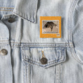 Badge Carré 5 Cm Je t'aime, divan (En situation)