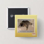 Badge Carré 5 Cm Je t'aime, divan (Devant & derrière)
