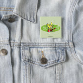 Badge Carré 5 Cm J'écris une chanson (En situation)
