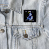 Badge Carré 5 Cm Jerry Seinfeld | Master of My Domain (En situation)