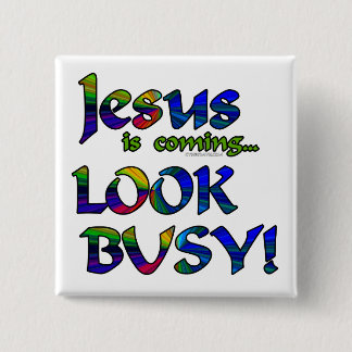 Badge Carré 5 Cm Jésus a prochains… 2 ans
