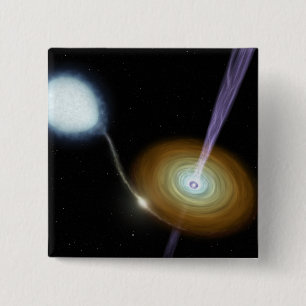 Badge Carré 5 Cm Jets de tir matériel