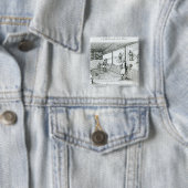 Badge Carré 5 Cm Jeu de boule (En situation)