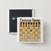 Badge Carré 5 Cm Jeu de Vienne (Devant & derrière)
