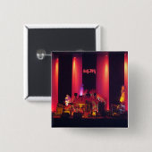 Badge Carré 5 Cm Jeux du DJ avant bande vivante (Devant & derrière)