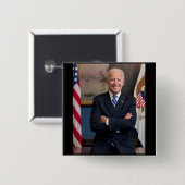 Badge Carré 5 Cm Joe Biden (Devant & derrière)