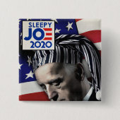 Badge Carré 5 Cm Joe Biden 2020 (Devant)