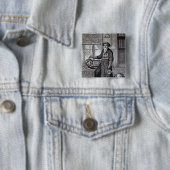 Badge Carré 5 Cm Johann Adam Schall von Bell (En situation)