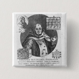 Badge Carré 5 Cm Johann Tetzel