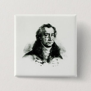 Badge Carré 5 Cm Johann Wolfgang Goethe gravé par Delacroix
