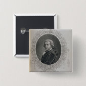 Badge Carré 5 Cm John Adams (Devant & derrière)