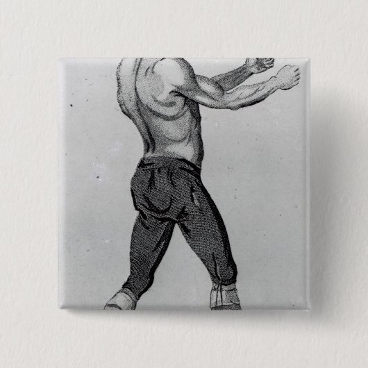 Badge Carré 5 Cm John Broughton (Devant)