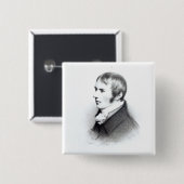 Badge Carré 5 Cm John Constable (Devant & derrière)