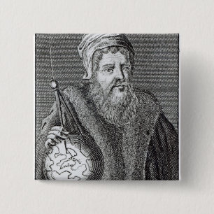 Badge Carré 5 Cm John Dee un Londonien