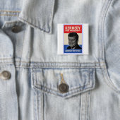Badge Carré 5 Cm John F. Kennedy (En situation)