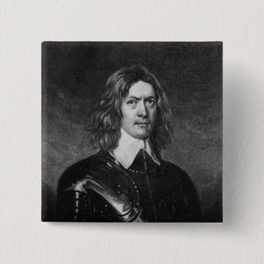 Badge Carré 5 Cm John Hampden (Devant)