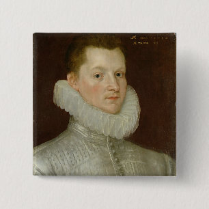 Badge Carré 5 Cm John Smythe d'Ostenhanger (maintenant