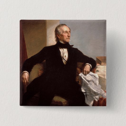 Badge Carré 5 Cm John Tyler (Devant)