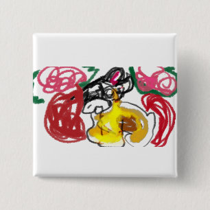 Badge Carré 5 Cm joie de la tauromachie