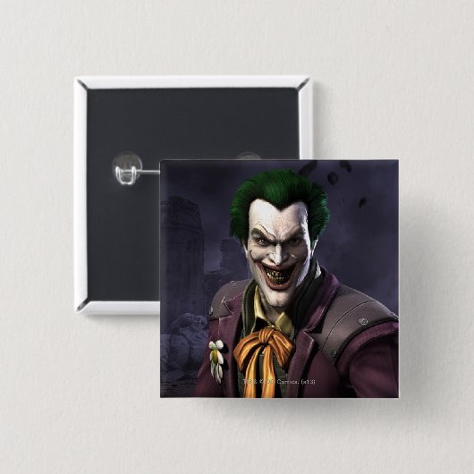 Badge Carré 5 Cm Joker (Devant & derrière)