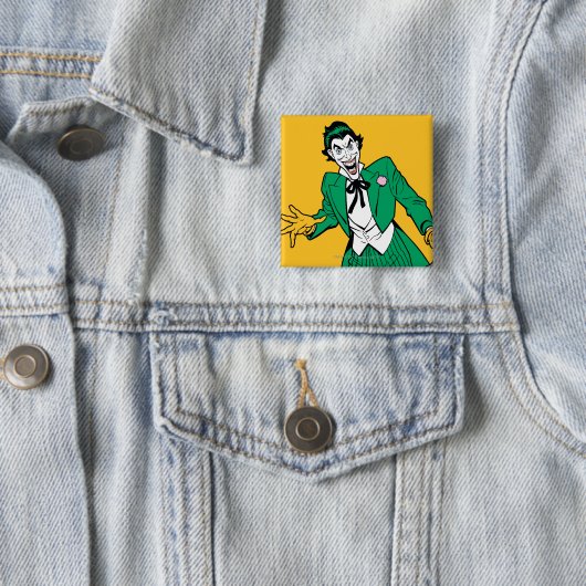 Badge Carré 5 Cm Joker (En situation)