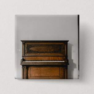 Badge Carré 5 Cm Jolie oeuvre Piano