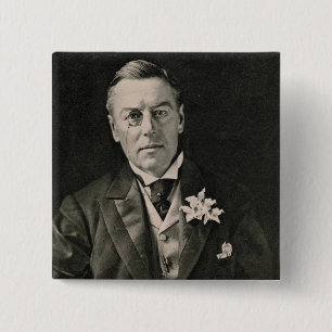Badge Carré 5 Cm Joseph Chamberlain
