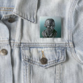 Badge Carré 5 Cm Joseph Haydn (En situation)