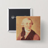 Badge Carré 5 Cm Joseph Haydn (Devant & derrière)
