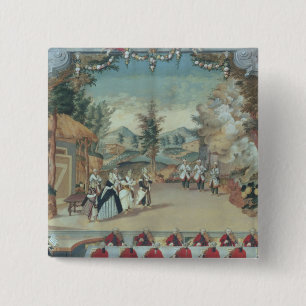 Badge Carré 5 Cm Joseph Haydn à la première représentation de so