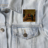 Badge Carré 5 Cm Joueurs de backgammon, c.1640-45 (En situation)