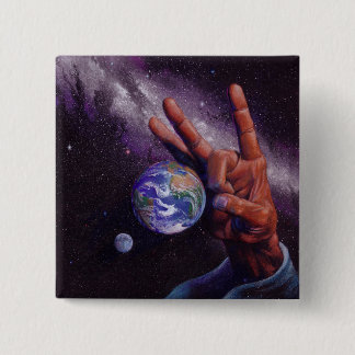 Badge Carré 5 Cm Jour du jugement