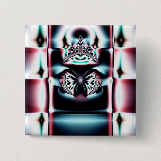 Badge Carré 5 Cm Joyau de la couronne (Devant)