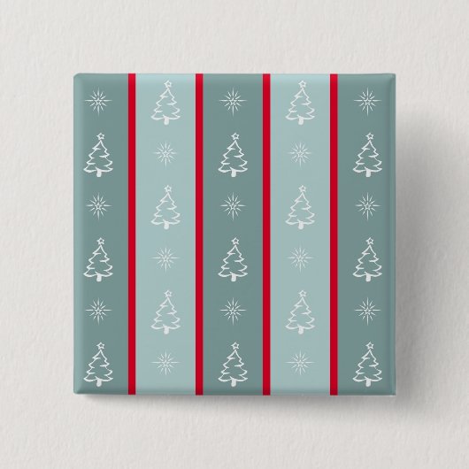 Badge Carré 5 Cm Joyeux Noël (Devant)