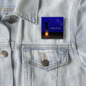 Badge Carré 5 Cm Joyeux Norooz Chahar-Shanbeh-Suri (En situation)