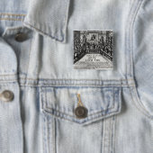 Badge Carré 5 Cm Juge de administration de Louis XIV (En situation)