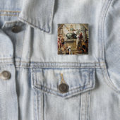 Badge Carré 5 Cm Justice (En situation)