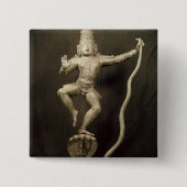 Badge Carré 5 Cm Kaliya Krishna (Devant)