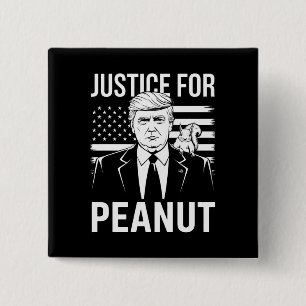 Badge Carré 5 Cm Kamala Trump Élection de 2024 Je n'ai pas voté pou