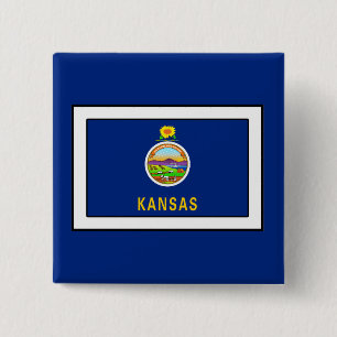Badge Carré 5 Cm Kansas
