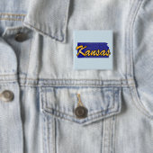 Badge Carré 5 Cm Kansas (En situation)