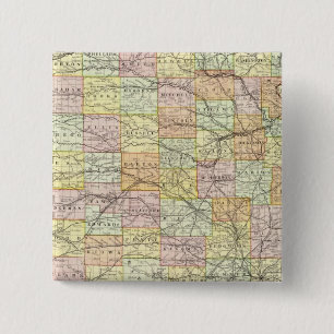 Badge Carré 5 Cm Kansas 2