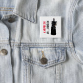 Badge Carré 5 Cm Kendo (En situation)