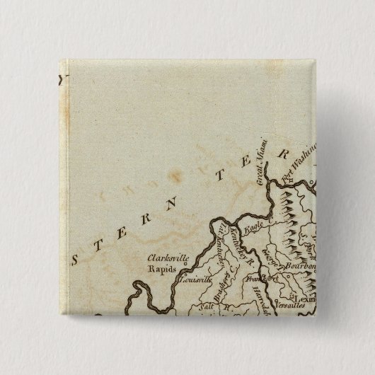 Badge Carré 5 Cm Kentucky (Devant)