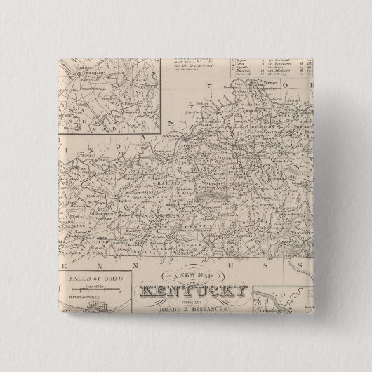Badge Carré 5 Cm Kentucky 3 (Devant)