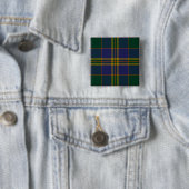 Badge Carré 5 Cm Kilkenny Comté Tartan irlandais (En situation)