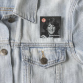 Badge Carré 5 Cm Kimberly Mahoney (En situation)