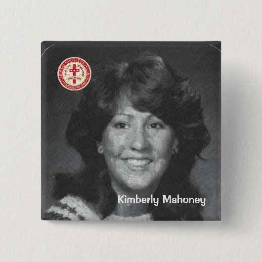 Badge Carré 5 Cm Kimberly Mahoney (Devant)