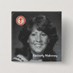 Badge Carré 5 Cm Kimberly Mahoney